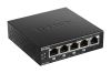 D-Link DGS-1005P network switch Unmanaged L2 Gigabit Ethernet (10/100/1000) Power over Ethernet (PoE) Black1