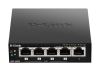 D-Link DGS-1005P network switch Unmanaged L2 Gigabit Ethernet (10/100/1000) Power over Ethernet (PoE) Black3