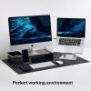 Siig CE-MT2Q12-S1 monitor mount / stand Black, Wood Desk3