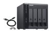 QNAP TR-004 storage drive enclosure HDD/SSD enclosure Black 2.5/3.5"5