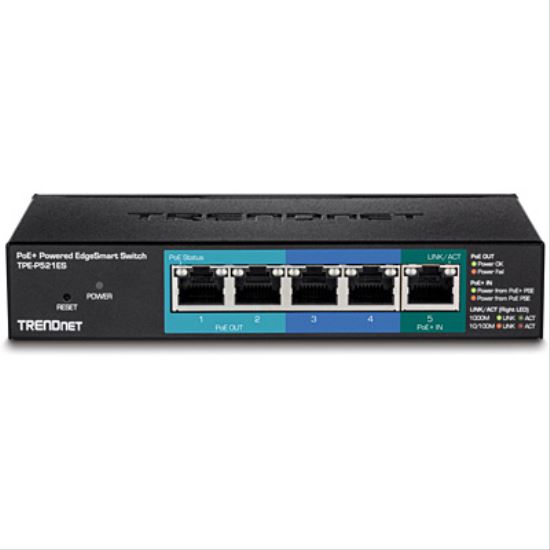 Trendnet TPE-P521ES network switch Managed Gigabit Ethernet (10/100/1000) Power over Ethernet (PoE) Black1