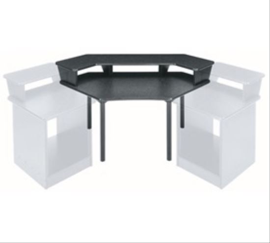 Accu-Tech MDV-CNR1 computer desk Black1