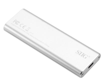 Siig JU-SA0W11-S1 SSD enclosure Silver M.21