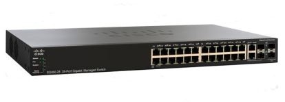 Cisco SG350-28-K9-NA-RF network switch Managed L3 Gigabit Ethernet (10/100/1000) 1U Black1