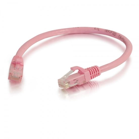 C2G 50855 networking cable Pink 11.8" (0.3 m) Cat6a U/UTP (UTP)1