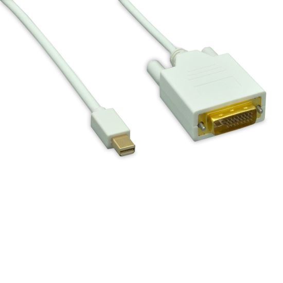 eNet Components DVIM-MDPM-WH-3F video cable adapter 35.4" (0.9 m) DVI Mini DisplayPort White1