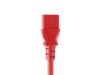 Monoprice 33564 power cable Red 35.4" (0.9 m) NEMA 5-15P C13 coupler4