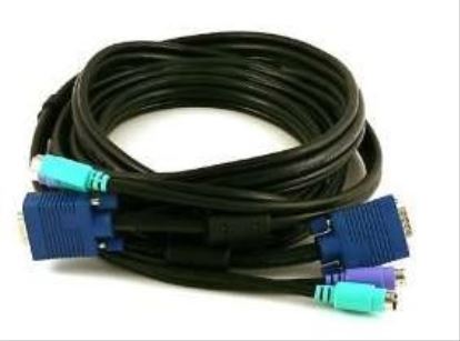 Monoprice 100151 KVM cable Black 118.1" (3 m)1