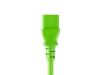 Monoprice 33556 power cable Green 12.2" (0.31 m) NEMA 5-15P IEC C134