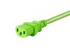 Monoprice 33556 power cable Green 12.2" (0.31 m) NEMA 5-15P IEC C135