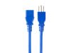 Monoprice 33557 power cable Blue 12.2" (0.31 m) NEMA 5-15P IEC C131