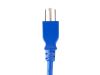 Monoprice 33557 power cable Blue 12.2" (0.31 m) NEMA 5-15P IEC C133