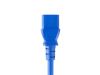 Monoprice 33557 power cable Blue 12.2" (0.31 m) NEMA 5-15P IEC C134