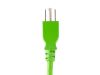 Monoprice 33606 power cable Green 122" (3.1 m) NEMA 5-15P IEC C133