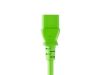 Monoprice 33606 power cable Green 122" (3.1 m) NEMA 5-15P IEC C134