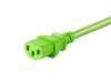 Monoprice 33606 power cable Green 122" (3.1 m) NEMA 5-15P IEC C135