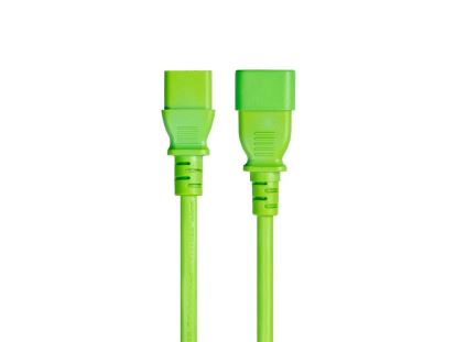 Monoprice 33609 power cable Green 23.6" (0.6 m) C14 coupler C13 coupler1