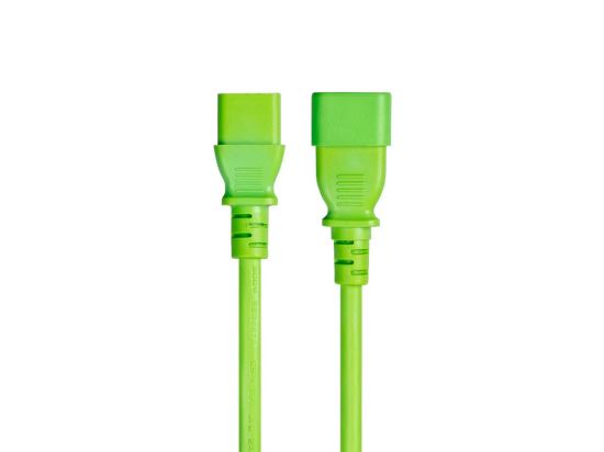 Monoprice 33609 power cable Green 23.6" (0.6 m) C14 coupler C13 coupler1