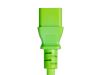 Monoprice 33609 power cable Green 23.6" (0.6 m) C14 coupler C13 coupler3