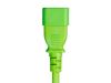 Monoprice 33609 power cable Green 23.6" (0.6 m) C14 coupler C13 coupler4