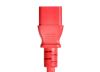 Monoprice 33618 power cable Red 70.9" (1.8 m) C14 coupler C13 coupler3