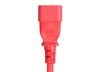 Monoprice 33618 power cable Red 70.9" (1.8 m) C14 coupler C13 coupler4