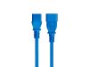 Monoprice 33620 power cable Blue 70.9" (1.8 m) C14 coupler C13 coupler1