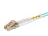 Monoprice 38279 fiber optic cable 1181.1" (30 m) LC OFNR OM3 Turquoise2