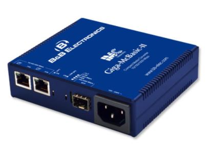 B&B Electronics Giga-McBasic II network media converter 1000 Mbit/s 1250 nm Blue1