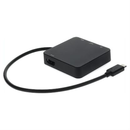 AddOn Networks 2USBC2CHR23ST2-AA cable gender changer USB-C SB 3.1 (C), HDMI, RJ-45, 2xUSB 3.0 (A), USB 2.0 (A), SD, TransFlash Black1