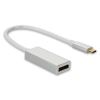 AddOn Networks USBC2DPMFAL-AA video cable adapter 7.87" (0.2 m) USB Type-C DisplayPort Aluminum7