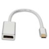 AddOn Networks USBC2DPMFAL-AA video cable adapter 7.87" (0.2 m) USB Type-C DisplayPort Aluminum8