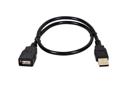 Monoprice 39921 USB cable 18.1" (0.46 m) USB 2.0 USB A Black1
