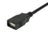 Monoprice 39921 USB cable 18.1" (0.46 m) USB 2.0 USB A Black2