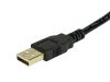 Monoprice 39921 USB cable 18.1" (0.46 m) USB 2.0 USB A Black3