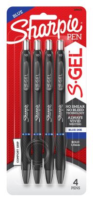 Sharpie S-Gel Retractable gel pen Bold Blue 4 pc(s)1