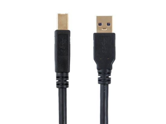 Monoprice 13747 USB cable 35.4" (0.9 m) USB 3.2 Gen 1 (3.1 Gen 1) USB A USB B Black1