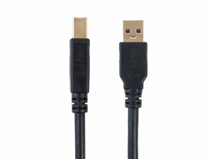 Monoprice 113748 USB cable 70.9" (1.8 m) USB 3.2 Gen 1 (3.1 Gen 1) USB A USB B Black1