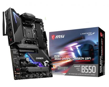 MSI MPG B550 Gaming Carbon WiFi AMD B550 Socket AM4 ATX1