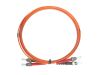 Monoprice 39453 fiber optic cable 118.1" (3 m) ST OFNR OM1 Orange1