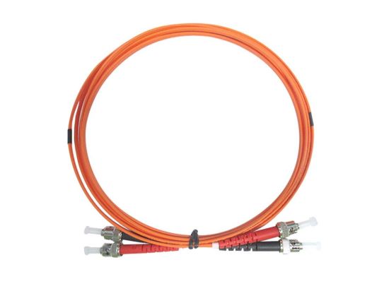 Monoprice 39453 fiber optic cable 118.1" (3 m) ST OFNR OM1 Orange1