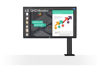 LG 27BN88Q-B computer monitor 27" 2560 x 1440 pixels Quad HD LCD Black1