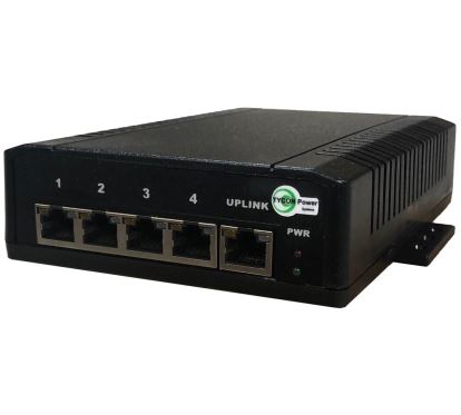 Tycon Systems TP-SW5G-D+ network switch L2 Gigabit Ethernet (10/100/1000) Power over Ethernet (PoE) Black1