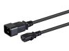 Monoprice 35052 power cable Black 118.1" (3 m) C20 coupler C13 coupler1