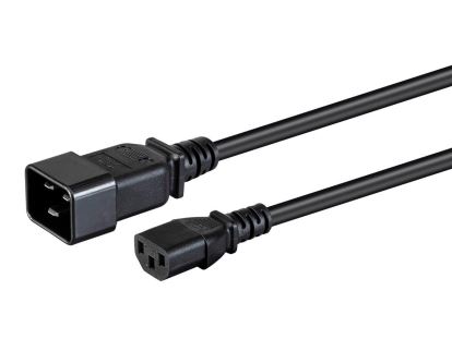 Monoprice 35052 power cable Black 118.1" (3 m) C20 coupler C13 coupler1