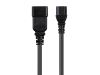 Monoprice 35052 power cable Black 118.1" (3 m) C20 coupler C13 coupler2