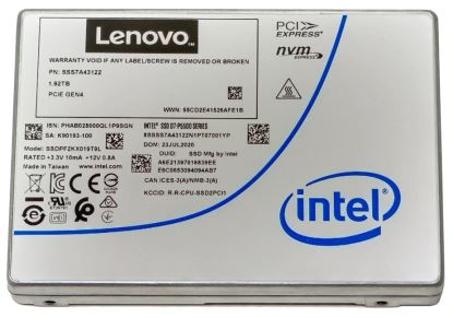 Lenovo 4XB7A17145 internal solid state drive U.2 1.92 TB PCI Express 4.0 TLC 3D NAND NVMe1