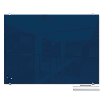 MooreCo 83844-NAVY magnetic board Glass 35.4 x 47.2" (899.2 x 1198.9 mm)1