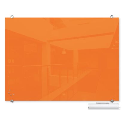 MooreCo 83844-ORANGE magnetic board Glass 35.4 x 47.2" (899.2 x 1198.9 mm)1