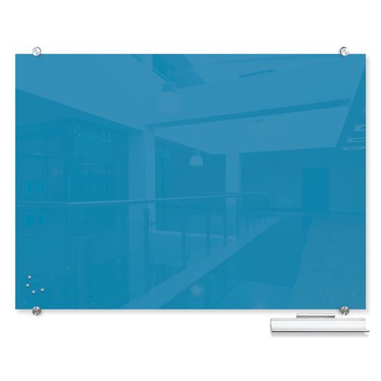 MooreCo 83844-BLUE magnetic board Glass 35.4 x 47.2" (899.2 x 1198.9 mm)1